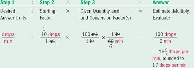 Basic Intravenous Calculations Nurse Key