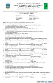 Penilaian tengah semester pts 1 tahun pelajaran 2021/2022 sebentar lagi akan dilaksanakan. Pts Prakarya Kelas 9 Semester 2 Worksheet