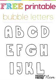 With our free bubble letter generator, you don't need to know how to draw bubble letters. 18 Free Printable Bubble Letters Templates Freebie Finding Mom