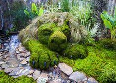 Steine Fur Den Bachlauf Verwenden Gartengestaltung Gartensteine Und Skulpturen Garten