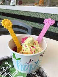 New Hope Cup And Spoons At Yogurtland August 2017 Frozen Yogurt White Chocolate Chips Lemon Cupcakes