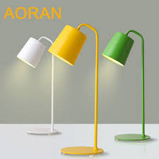 Modern Minimalist Desk Lights Fashion Colorfull Table Lamps Protection Eyes Led Reading Light Creative Desk Bo Modern Desk Lamp Desk Lamp Industrial Table Lamp