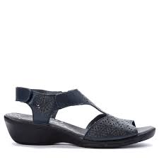 Propet Womens Winnie Medium Wide X Wide Sandals Navy