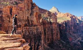 The trailhead is located immediately east of the 1.1 mile long tunnel. Canyon Overlook Trail