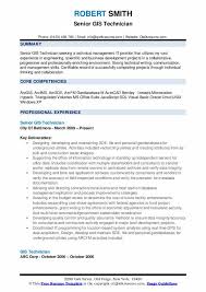 Gis Technician Resume Samples Qwikresume