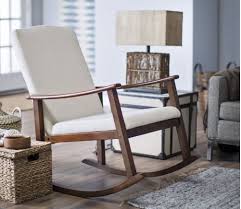 Indoor Rocking Chair Nursery Cushions Upholstered Wood Seats Living Room Baby Modern Huisinrichting Meubels