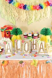 Tropical paradise beach hawaiian themed plastic. Hawaiian Luau Party Ideas Crazy Little Projects