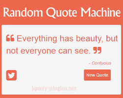 Could you look at the code and propose some improvements (especially jquery code)? Random Quote Machine With Jquery And Json Jquery Plugins