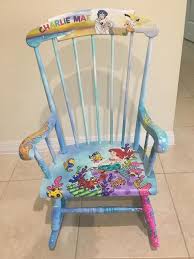 This Is A Rocking Chair From 1917 I Was Very Fortunate To Buy It At A Garage Sale I Especially Love To Gi Antique Rocking Chairs Painted Chairs Rocking Chair