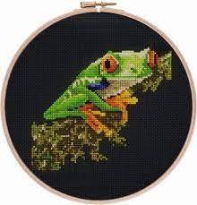 It features updates of all the latest releases of new designs and also the complete catalogue range of existing designs in kits and charts available in the country threads range. Red Eyed Tree Frog 1 Reptile Cross Stitch Patterns Honeyeater Crafts