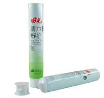 Aluminum Cosmetic Tube Packaging Flip Cap Toothpaste Tube