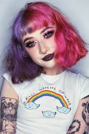 Half And Half Hair Don T Limit Yourself With Just One Shade Split Dyed Hair Half And Half Hair Half Dyed Hair