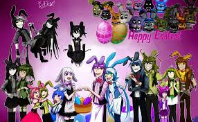 Easter Bunnies By Emil Inze Anime Fnaf Fnaf Doug The Dog