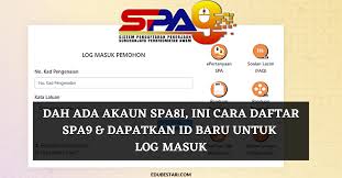 Selepas berjaya status permohonan anda akan bertukar daripada draf kepada tarikh anda menghantar borang spa8i. Dah Ada Akaun Spa8i Ini Cara Daftar Spa9 Dapatkan Id Baru Untuk Log Masuk Edu Bestari