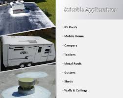 Types of rv roof coatings. Amazon Com Liquid Rubber Rv Roof Coating Solar Reflective Sealant Trailer And Camper Roof Repair Waterproof Easy To Apply Brilliant White 5 Gallon Home Improvement