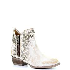 Corral women's lamb abstract short boot round toe chocolate 7.5. Pin On Boots