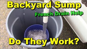 It's better if you can make it 20. Backyard Sump Pump Do They Work Youtube