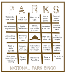 Bingo baker has thousands of bingo cards you can use for any occasion. Virtual National Park Bingo U S National Park Service