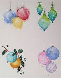 Maybe you would like to learn more about one of these? Image Result For Watercolor Christmas Card Ideas Ornaments Aquarell Karte Aquarell Weihnachten Weihnachtsbild