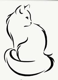 Epingle Par Isabelle Heinen Sur Tattoos Dessin Chat Facile Dessin Chat Tatouage Chat