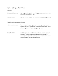 Translate English To Filipino To English By Judyabad 47 Fiverr