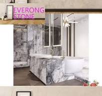 Foshan Modern Design Antique Terrazzo Brick 600x600 Matte Blue Powder Floor  Tile Restaurant Clothing Store Shopping Mall Toilet