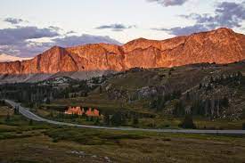 The snowy range scenic byway in southeast wyoming rises from sagebrush and lodgepole pines, and takes its visitors up into the high country of the medicine bow forest and the magnificent snowy range of the medicine bow mountains, with open alpine meadows often covered with wildflowers, fir. Snowy Range Scenic Byway Self Driving Tour Map Visit Laramie