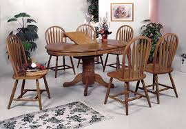 Oval extendable dining table with chairs cherry mahogany colour seats 8 adults comfortably. Farm House Oval Dining Room Set By Crown Mark Furniture Furniturepick