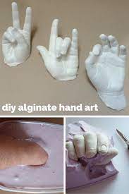 Mix water and alginate in molding container for no more than 45 to 60 seconds 3. How To Create Hand Casting Art Using Alginate Mom Spark Mom Blogger