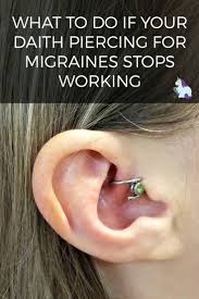 Daith Migraine Piercing Stops Working Migraine Relief Migraine Piercing Daith Piercing