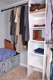 How to build small closet shelves that do not go all the way across the closet? How To Build A Diy Closet System Diy Danielle