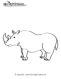 Download this adorable dog printable to delight your child. Rhinoceros Coloring Page Printable Coloring Pages Dinosaur Coloring Pages Animal Coloring Pages