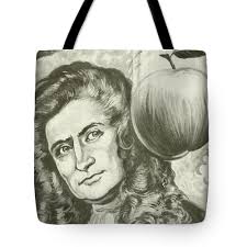 Newton And The Apple Greeting Card by Paul Rainer