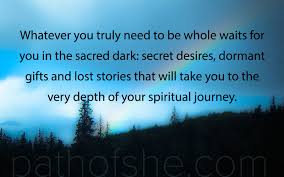 Spend time alone and deeply reflect on your life. Deepen Your Spiritual Journey Path Of She