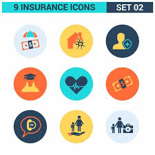 9 Insurance Icons Set Free Vector Freepik Freevector Business Car Travel Design In 2020 Icon Set Free Icon Set Graphic Design Logo