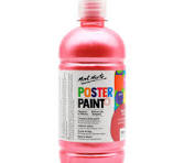 Poster Paint 500ml (16.91 US fl.oz) - Metallic Coral