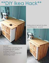 Hacks to make your kitchen island work for you. Ikea Hack Diy Kitchen Island Tutorial Kucheninsel Ikea Ikea Diy Ikea Hack Kuche