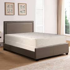 Spring Solution 10 Fully Assembled Innerspring Back Support Long Lasting Mattress And 8 Wood Box Spring Foundation Set Queen Size Walmart Com In 2020 Mattress Box Springs Mattress Sizes Mattress