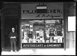Fw Fletcher S Chemist Shop Newcastle Nsw June 1908 Newcastle Newcastle Nsw New South Wales