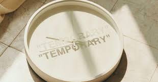 Virgil Abloh X Ikea Markerad Temporary Wall Clock White White Clocks Wall Clock Kits Off White Virgil Abloh