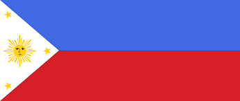 The national flag of the philippines consists of a bicolor blue and red with a white triangle at the hoist side. ãƒ•ã‚¡ã‚¤ãƒ« Philippines Flag Original Svg Wikipedia