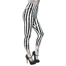 4.4 out of 5 stars 364. Stripe White Distressed Capri Leggings Kreepsville 666