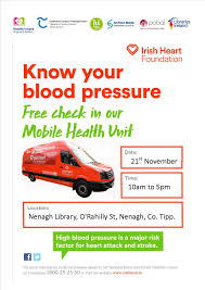 free blood pressure check nenagh library tipperary