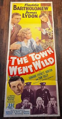Original Vintage insert movie poster 1944 "The Town Went Wild" 14" x 36" |  eBay