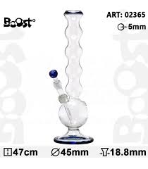 Besides boost beaker bongs and percolator bongs, we also have boost bong bowls, boost bong downpipes. Boost Bong Bubble Glass Bong 47 Cm