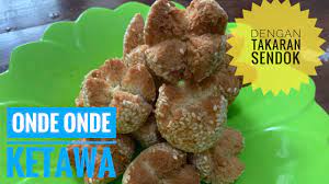 Kukus/ rebus kentang yang sudah dikupas kulitnya. Resep Onde Onde Ketawa Takaran Sendok Youtube