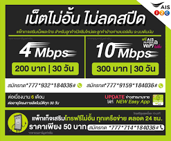 สม ครเน ต ais ไม ลดสป ด ความเร ว 10mbps 300 บาทต อเด อน และ 4mbps 200 บาท สำหร บล กค าใหม เพลง เศร า อ ปกรณ ไอท