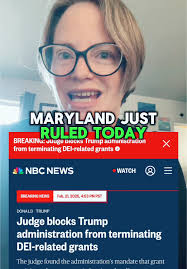 BREAKING: Maryland judge blocks Trump’s DEI ban! #trumploss #deiwin