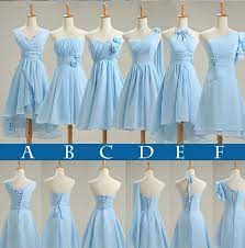 Prom Dress Light Blue Prom Dress Prom Dress 2018 Prom Dress Custom Made Evening Dress Chiffon Prom Dress Ligh Blue Bridesmaid Dress Short Bridesmiad Gowns In 2021 Blue Bridesmaid Dresses Short Sky