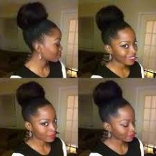 High Bun With Kanekalon Hair Google Search Kanekalon Hairstyles Natural Hair Styles Braided Bun Hairstyles